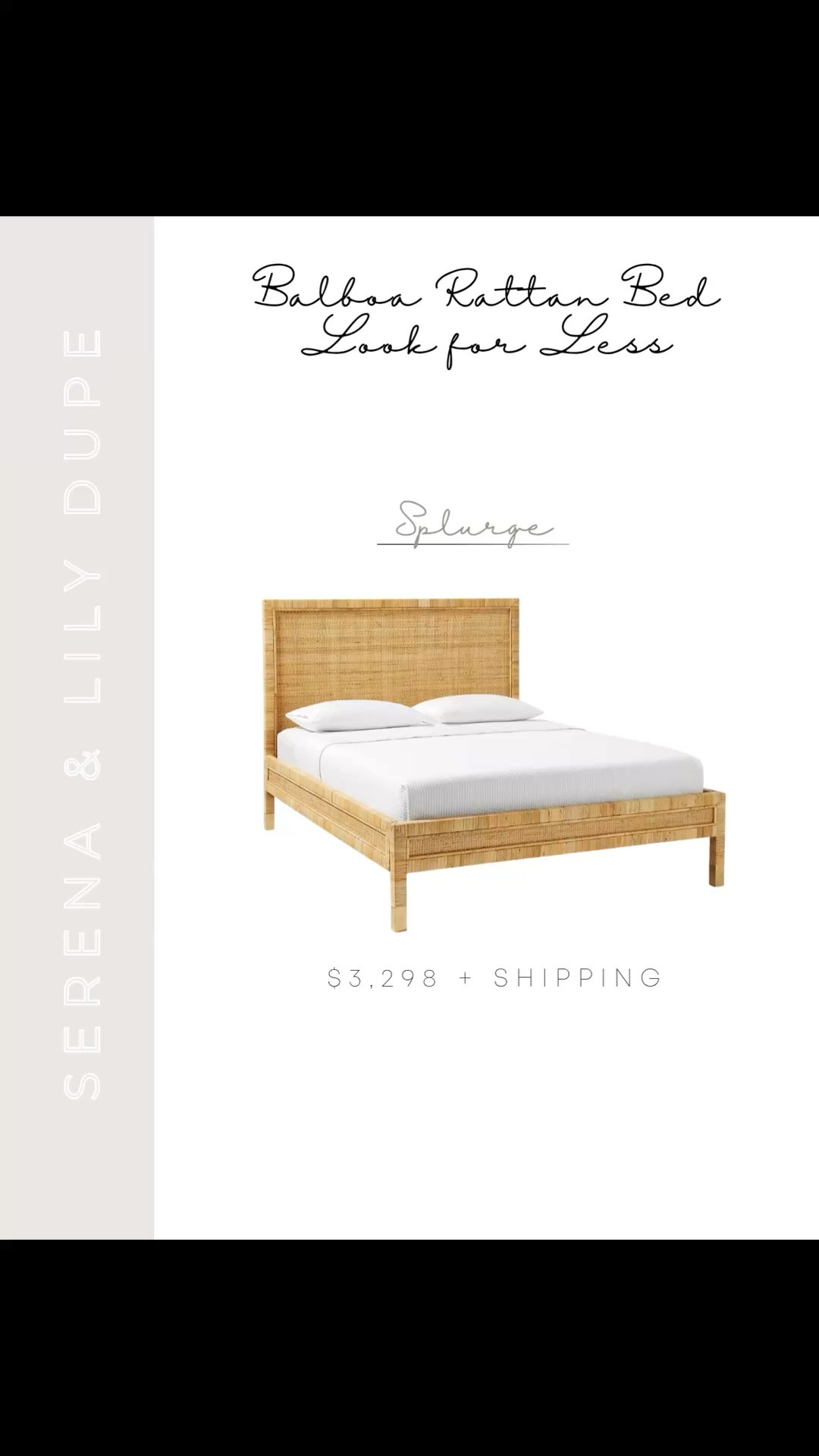 If you love the look of the Serena & Lily Balboa rattan bed but not the price tag, these are the best look-for-less options I’ve found. Same gorgeous natural rattan frame and woven panel headboard, just way more budget friendly 🤍 Linking my favorites here so you can easily compare.

#LTKSaleAlert #LTKHome