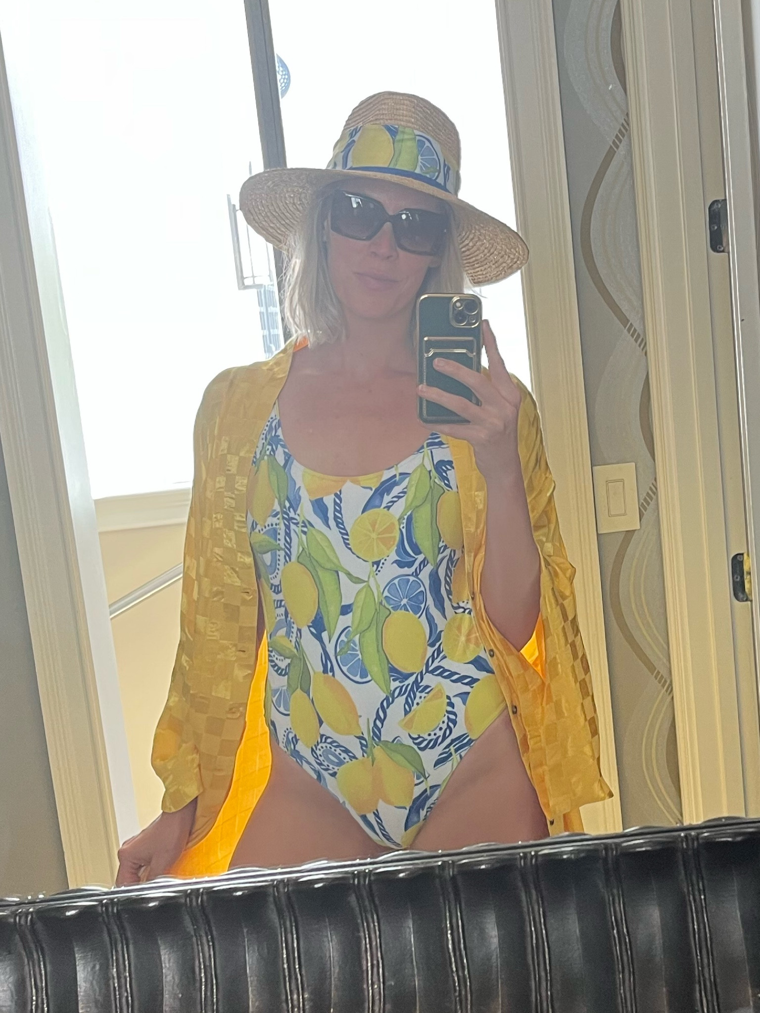 Swimsuit and Sunglasses for Summer! How to style a swimsuit for Summer. Poolside attire for women. Tall one piece swimsuits for women. Swimwear for bachelorette parties. Kenny Flowers swimsuits. Watercolors swim. 

Wearing a size medium tall with headband wrapped around a Brixton hat  

#LTKFindsUnder100 #LTKSwim #LTKSummerSales