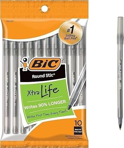 BIC Ballpoint Pen, Black Ink, 120-Count | Amazon (US)