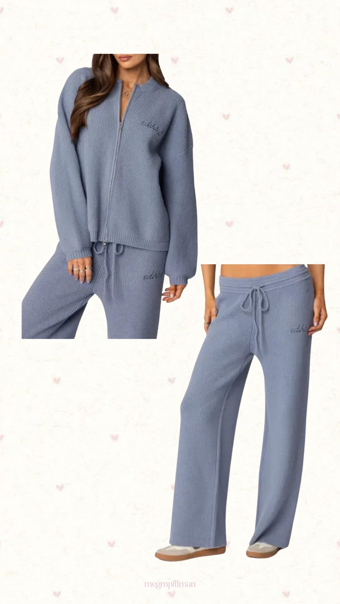 The coziest knit set 😍