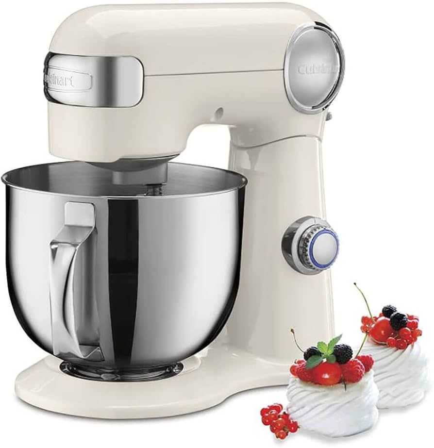 Cuisinart SM-50CRM Precision Master 5.5-Quart 12-Speed Stand Mixer with Mixing Bowl, Chef's Whisk... | Amazon (US)