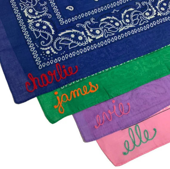 Bandana Custom Bandana Personalized Chainstitch Dog Bandana | Etsy | Etsy (US)