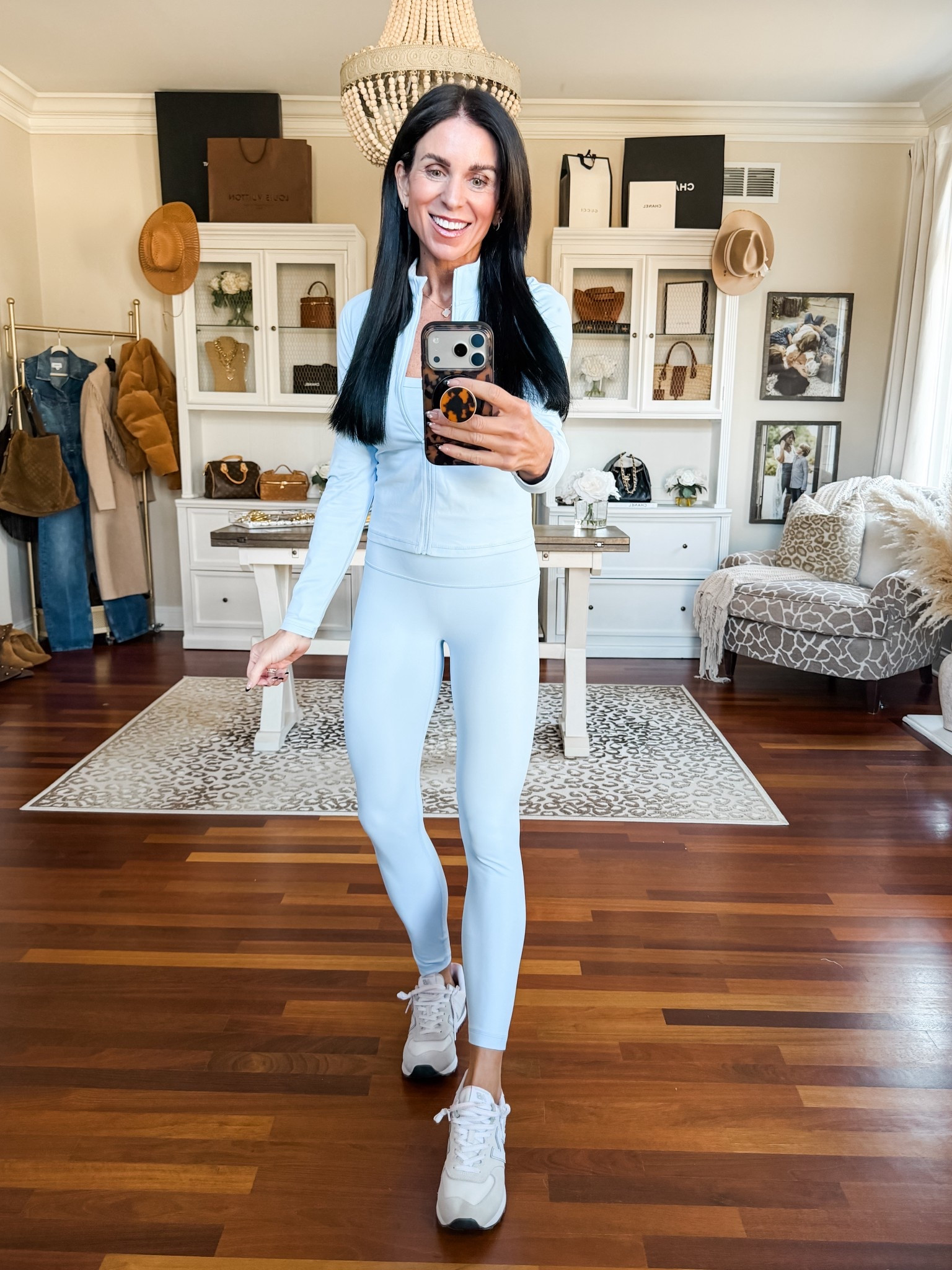 @Aritzia has the best workout sets and this new color is amazing 
Medium bra and jacket 
4 leggings 

#LTKootd #LTKActive #LTKfitnessgoals