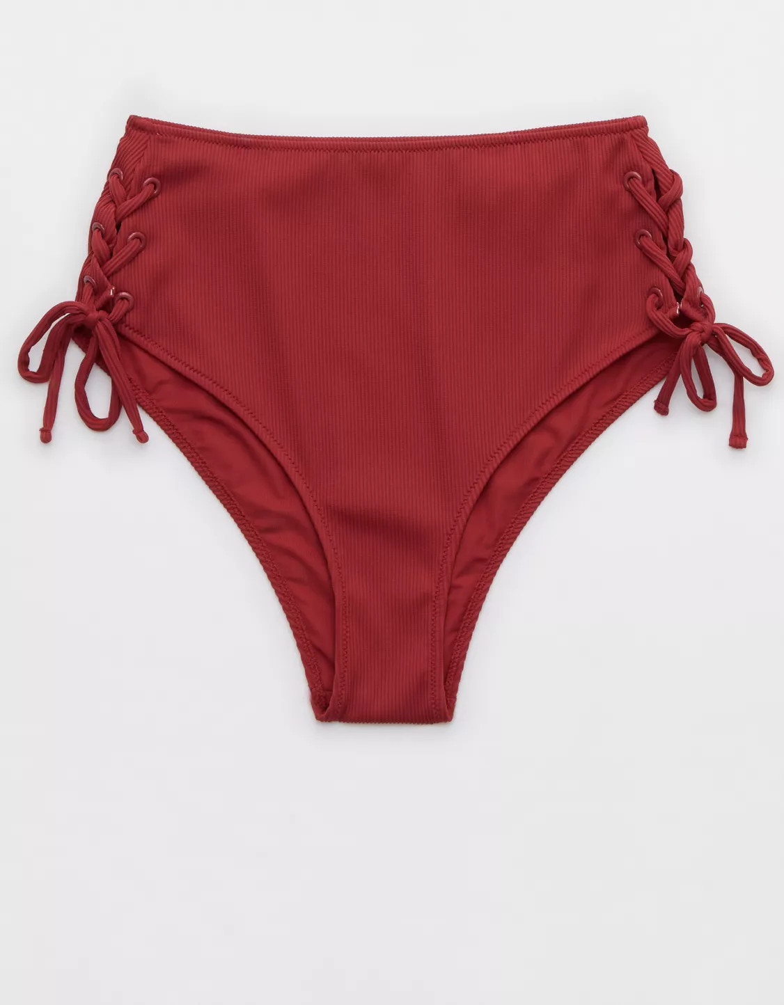 Aerie The Cheeks Ribbed Bikini Bottom | American Eagle Outfitters (US & CA)