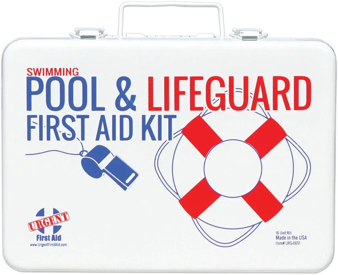 Urgent First AidSwimming Pool & Lifeguard First Aid Kit - Sturdy water-resistant case, signalling... | Walmart (US)