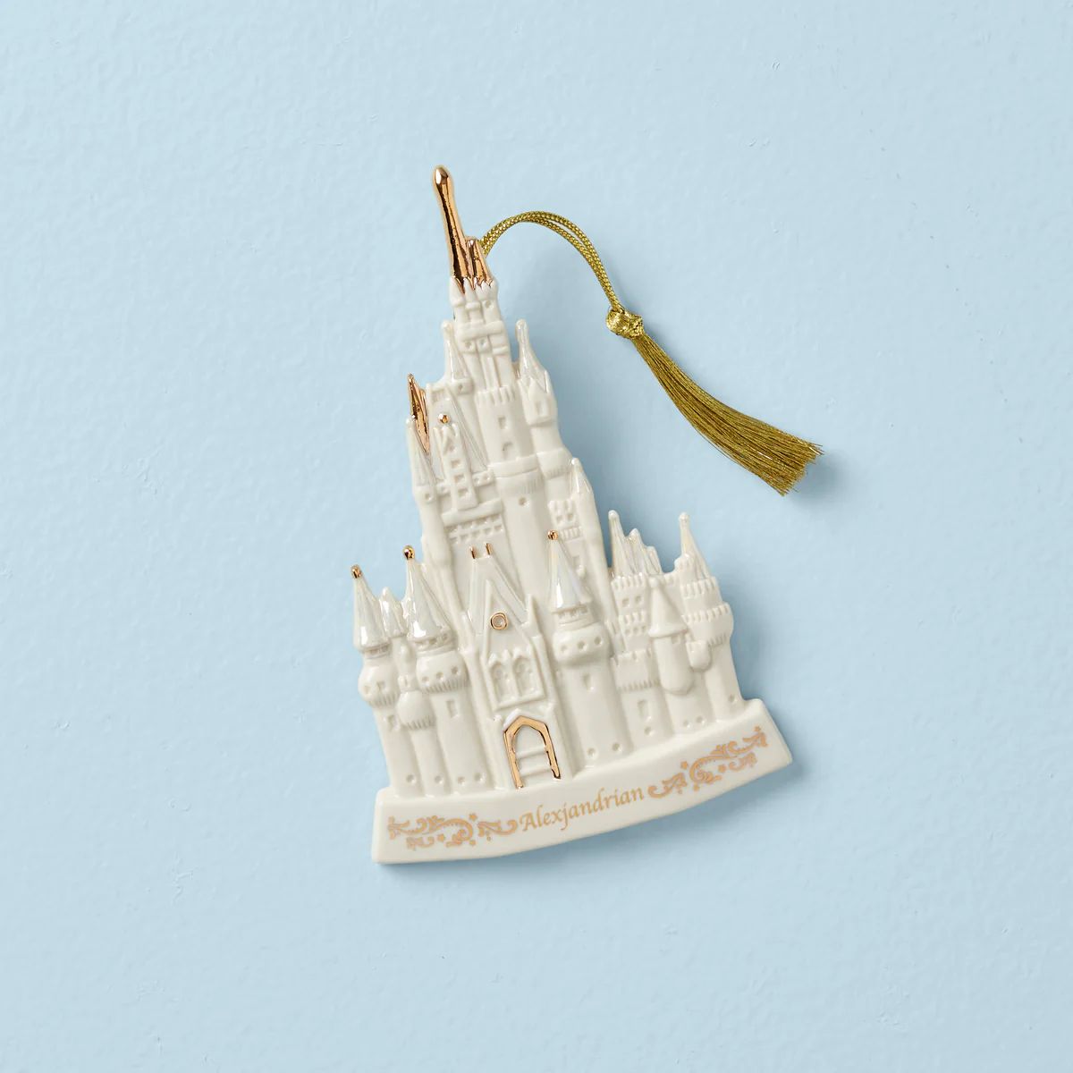 Personalized Cinderella Castle Ornament | Lenox