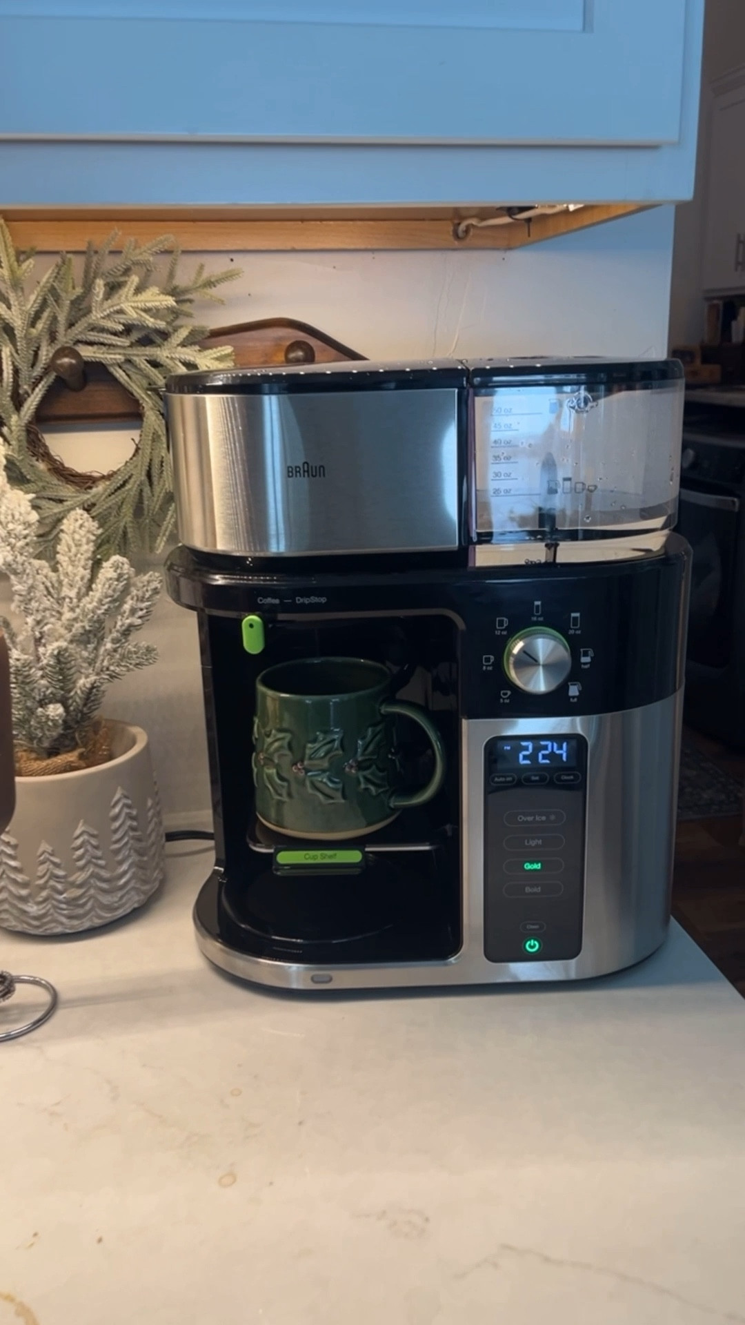 I’m so excited about my new coffee maker! It’s multi serve meaning I can make any size coffee I want without those annoying plastic pods. It comes with a mesh filter so no paper filter necessary. It has a 24hr timer setting. The water reservoir removes completely for easy filling and cleaning. It’s sleek and beautiful. The cute cup shelf lifts your cup higher and it comes with a glass coffee carafe. The scoop it comes with tells you how many scoops for each size cup of carafe so you don’t have to memorize anything! So cool! I also love the no drip lock! 

#LTKHome #LTKSaleAlert