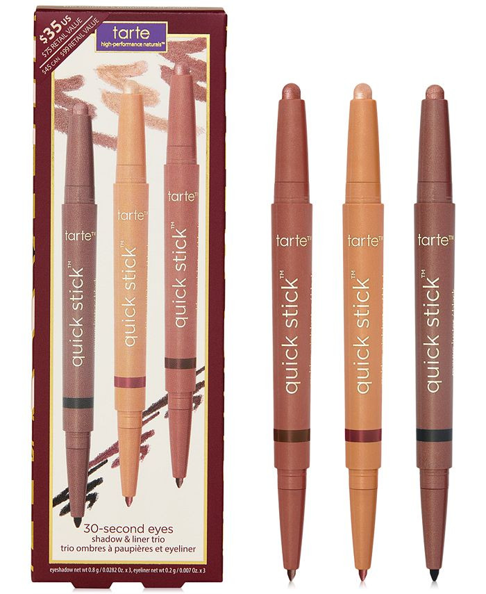 Tarte 3-Pc. 30-Second Eyes Shadow & Liner Set & Reviews - Makeup - Beauty - Macy's | Macys (US)