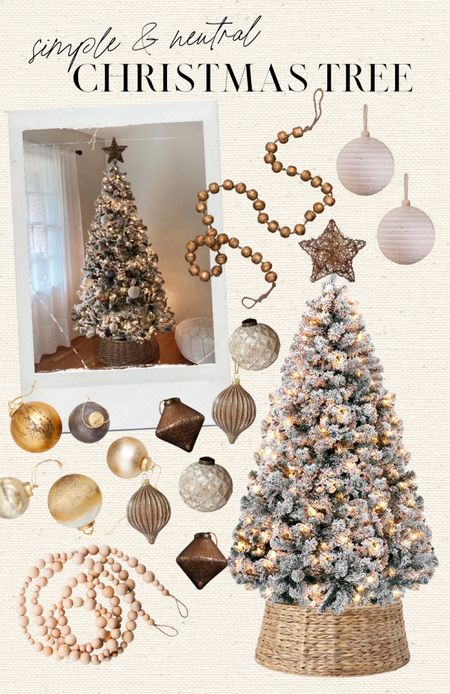 Simple neutral Christmas tree ✨

Christmas tree decor, textured ornaments, neutral ornaments, rustic ornaments, brown ornaments, McGee and co holiday decor, Target holiday, Target Christmas, flocked Christmas tree, neutral Christmas, neutral holiday decor 

#LTKSeasonal #LTKhome #LTKHoliday