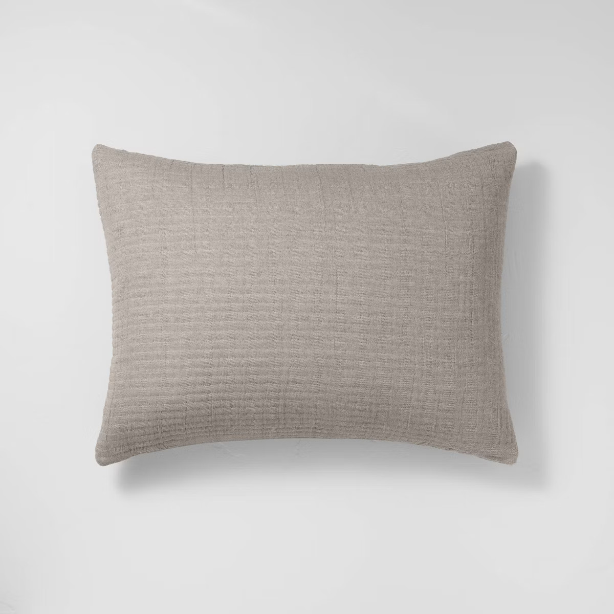 Reversible Textured Cotton Chambray Coverlet Sham - Casaluna™ | Target