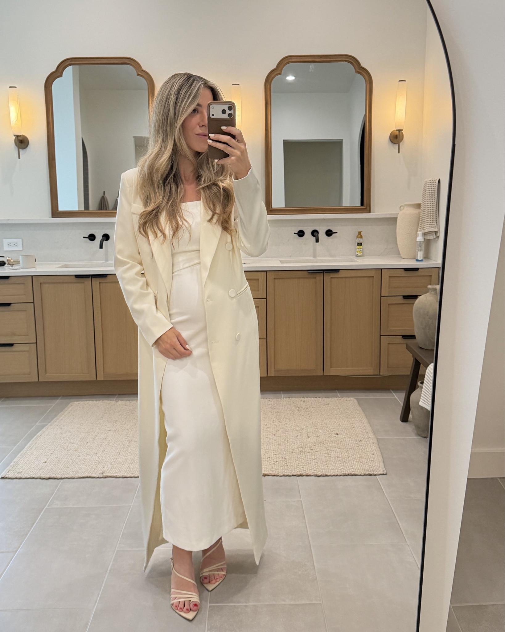 Happy Easter friends! Dress and shoes are old Zara but this blazer is so gorgeous so linking it for you! 