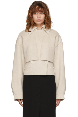 Beige Satoyo Jacket | SSENSE