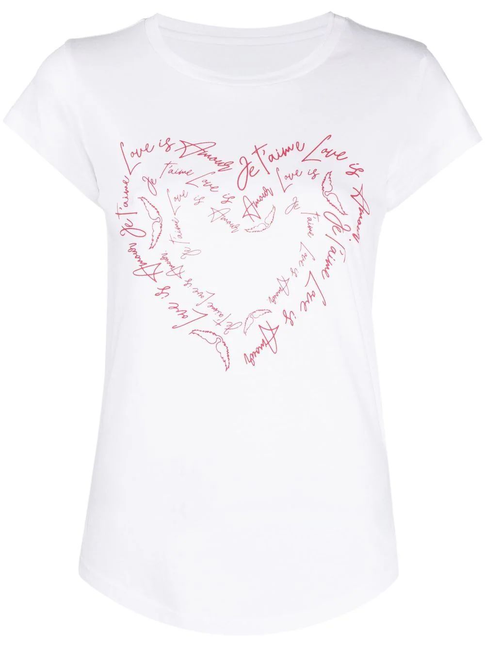 Skinny Heart short-sleeve T-shirt | Farfetch Global