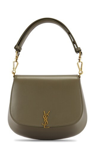 Saint Laurent Top Handle Bag in Strong Moss - Green. Size all. | FWRD 