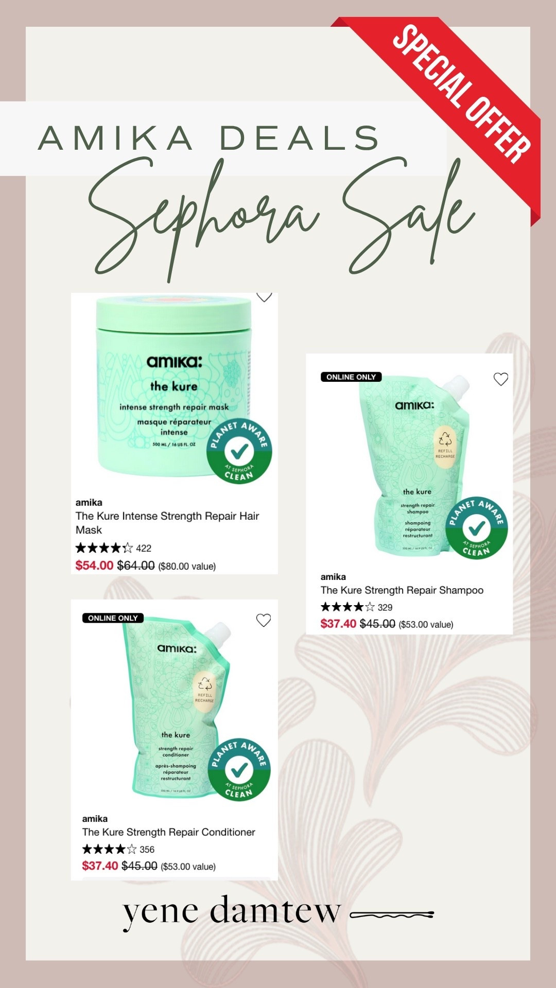 Great savings on amika this week at Sephora! 

#LTKBeauty