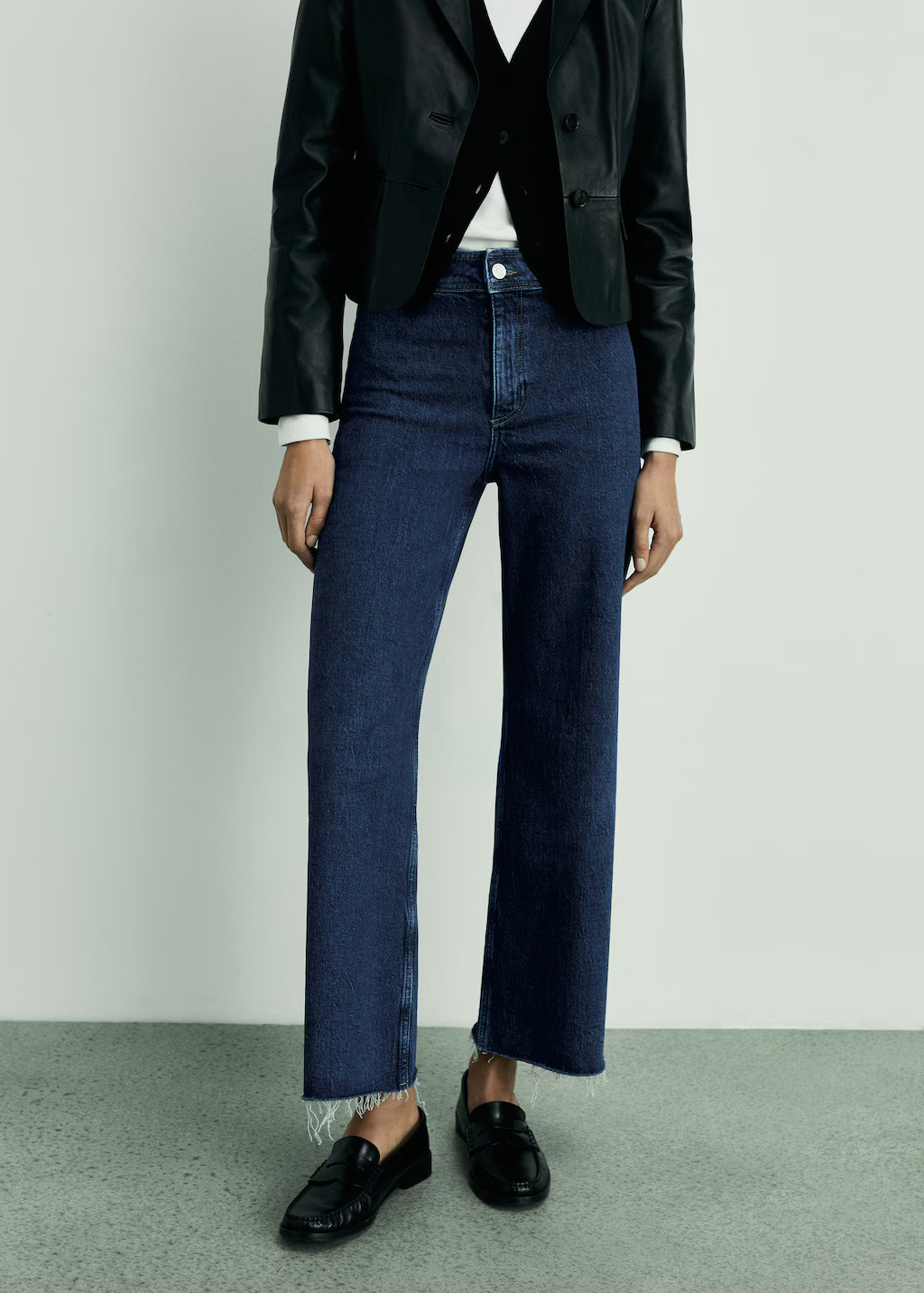 Catherin culotte high-rise jeans - Women | MANGO USA | Mango (US/MX/AU)