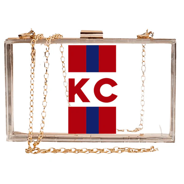 Striped Monogram Stadium Bag | Sprinkled With Pink