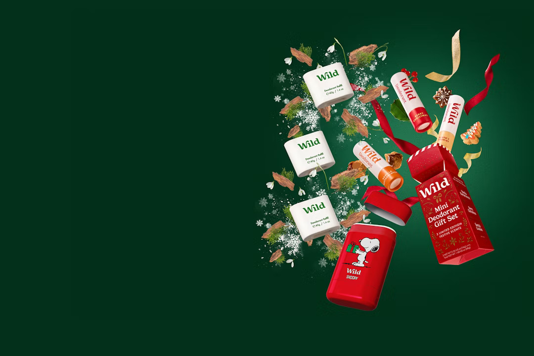 Festive Deodorant Stocking Stuffer | Wild Cosmetics