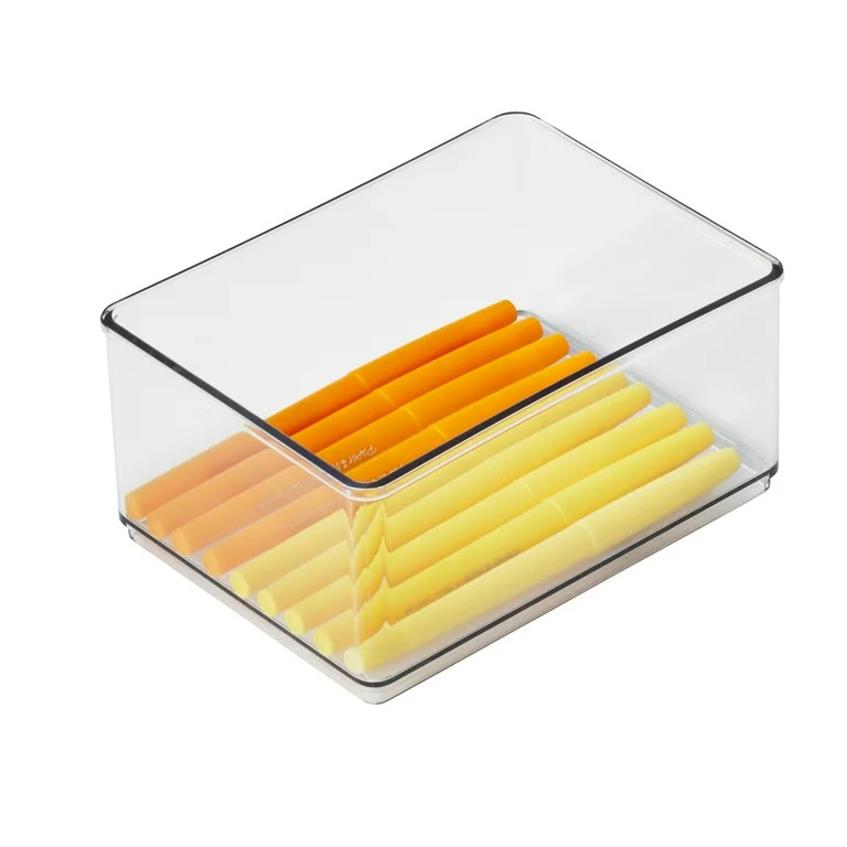 The Home Edit 6 Piece Office Drawer Edit, Clear Plastic Storage System | Walmart (US)