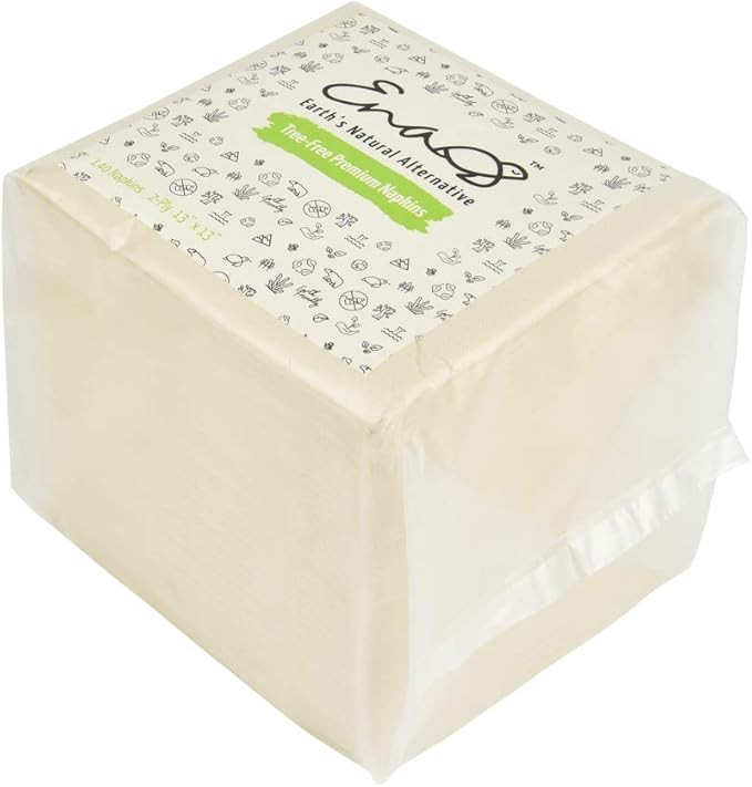 100% Tree-Free Paper Napkins [13”X13” 140 Pack] Absorbent Wedding Napkins, Soft and Strong Di... | Amazon (US)