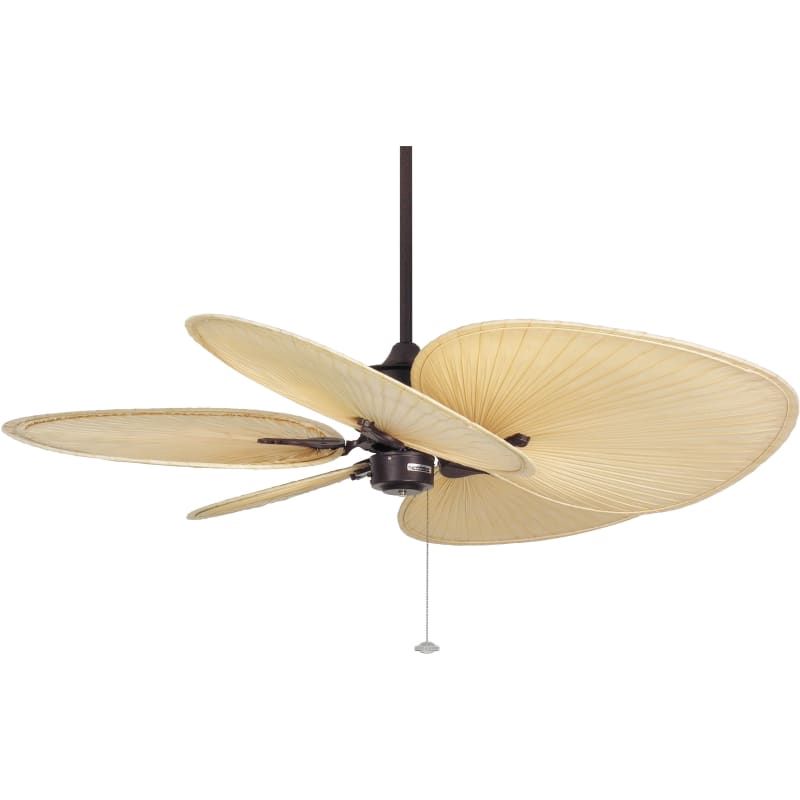 Fanimation Islander-KIT-52 Islander 52" 5 Blade Indoor Ceiling Fan Rust / Natural Palm Fans Ceiling  | Build.com, Inc.