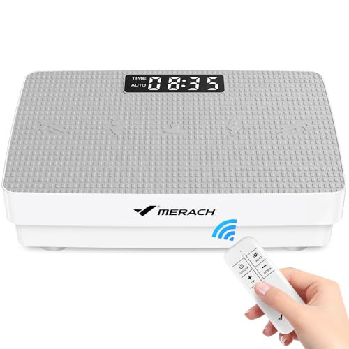 MERACH Vibration Plate Exercise Machine, Mini Vibrating Plate Machine for Women Men, Full Body Vibration Platform, Exercise Equipment for Home | Amazon (US)