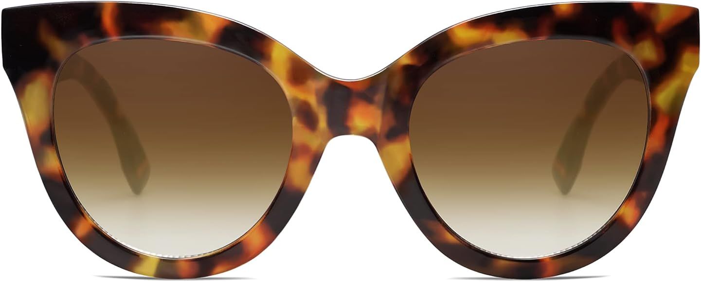 SOJOS Sonnenbrille Damen Retro Cateye,Vintage Große Katzenauge Sonnenbrillen Oversized Trendy St... | Amazon (DE)