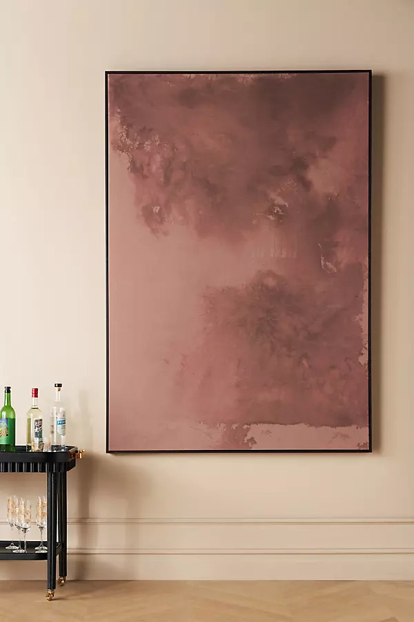 Ink Movement Mauve Wall Art | Anthropologie (US)