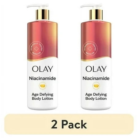 (2 pack) Olay Age Defying Body Lotion for Women, Niacinamide, 17 fl Oz. | Walmart (US)