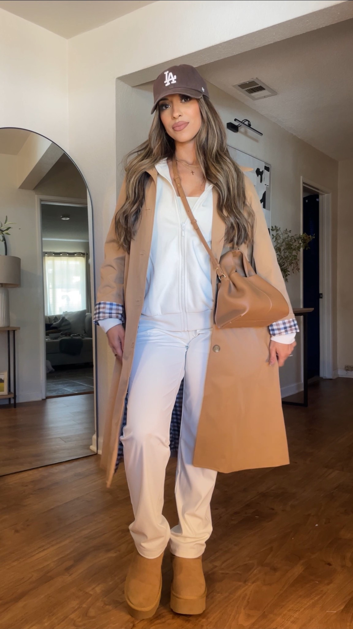 Cozy trench coat outfit 🧸☁️🥐 bag is polene Paris 

#LTKStyleTip #LTKSaleAlert #LTKPetite