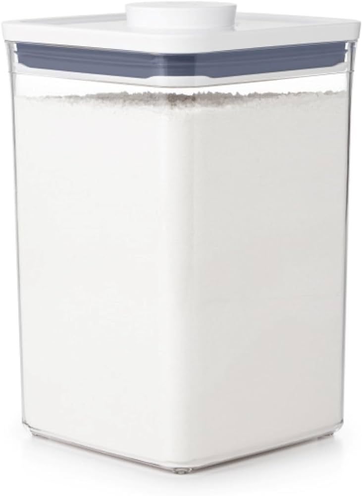 OXO Good Grips POP Container - Airtight Food Storage - Big Square Medium 4.4 Qt Ideal for 5lbs of... | Amazon (US)