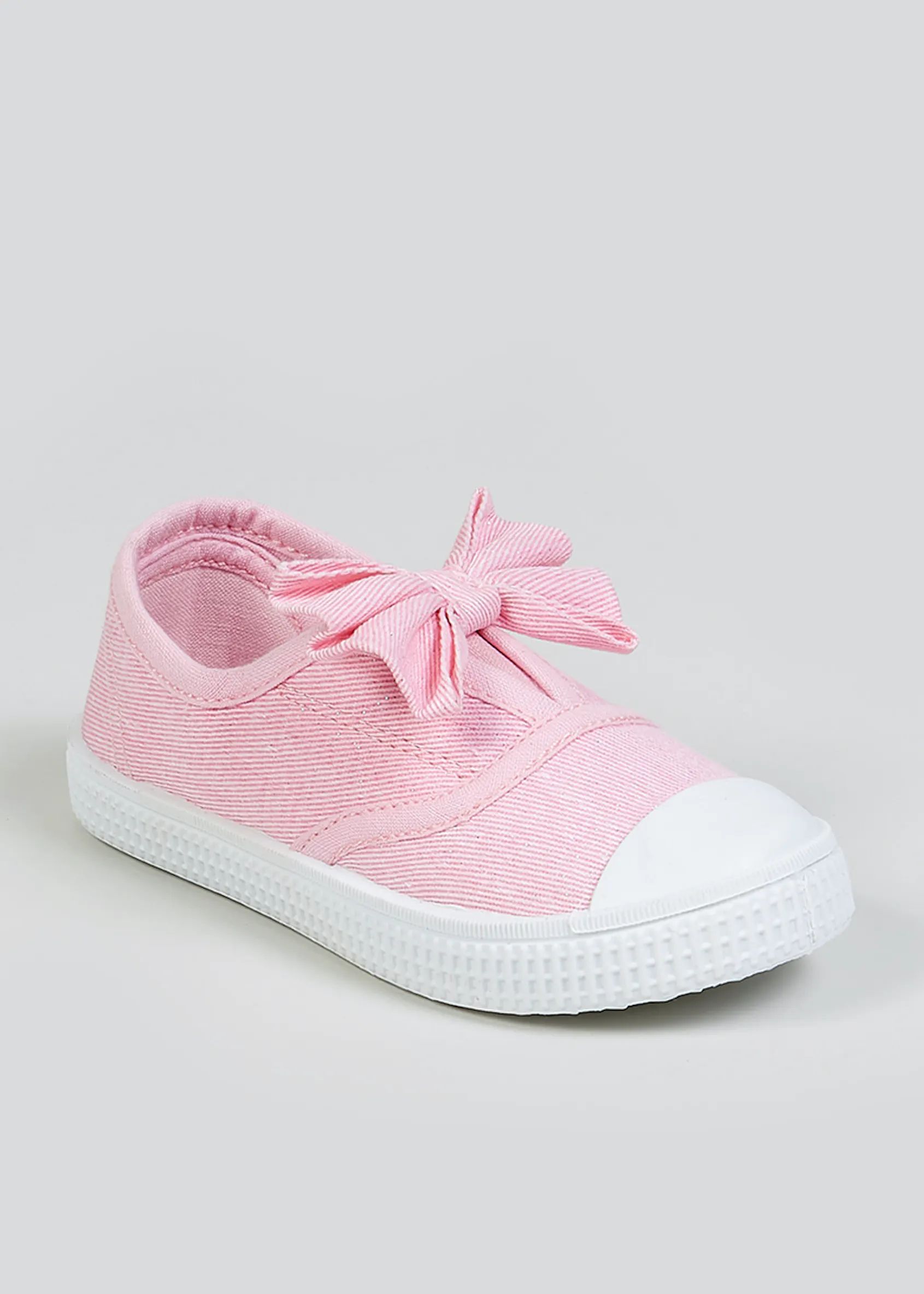 Girls Pink Slip-On Canvas Shoes (Younger 4-12) – Pink | Matalan (UK)