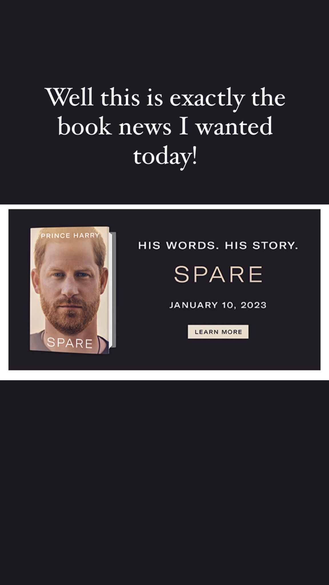 Preorder Spare by Prince Harry today!

#LTKhome #LTKeurope #LTKunder50