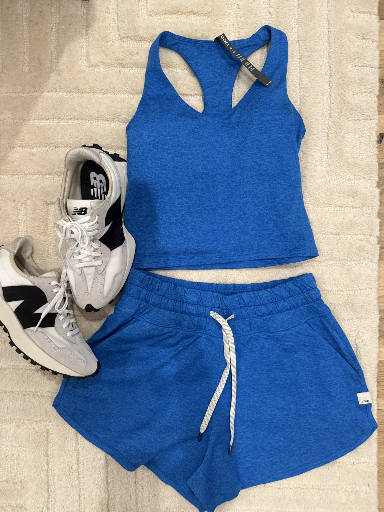 The softest matching set you will love racerback tank with comfy shorts petite friendly size xxs or xs new balance sneakers 

#LTKootd #LTKfitnessgoals #LTKActive