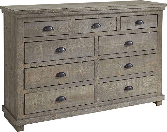Progressive Furniture Willow Drawer Dresser, Weathered Gray | Amazon (US)