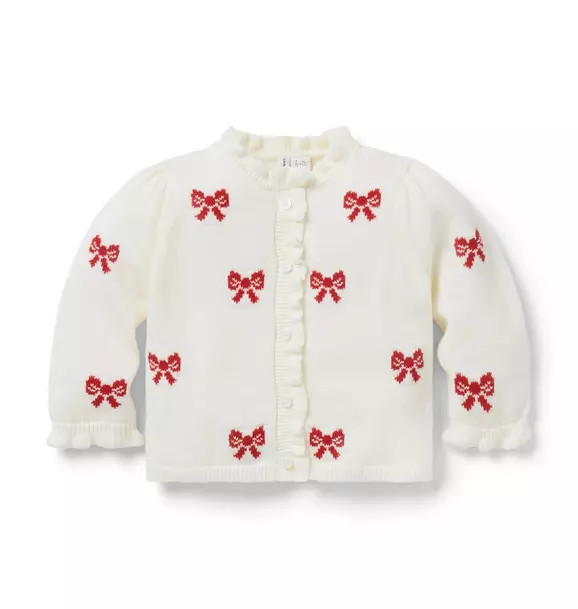 Baby Bow Ruffle Cardigan | Janie and Jack