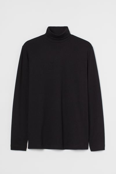 Slim Fit Turtleneck Shirt | H&M (US + CA)