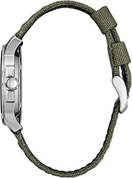 Citizen Eco-Drive GarrisonQuartz Unisex Watch, Stainless Steel with Nylon strap, Field watch, Gre... | Amazon (US)
