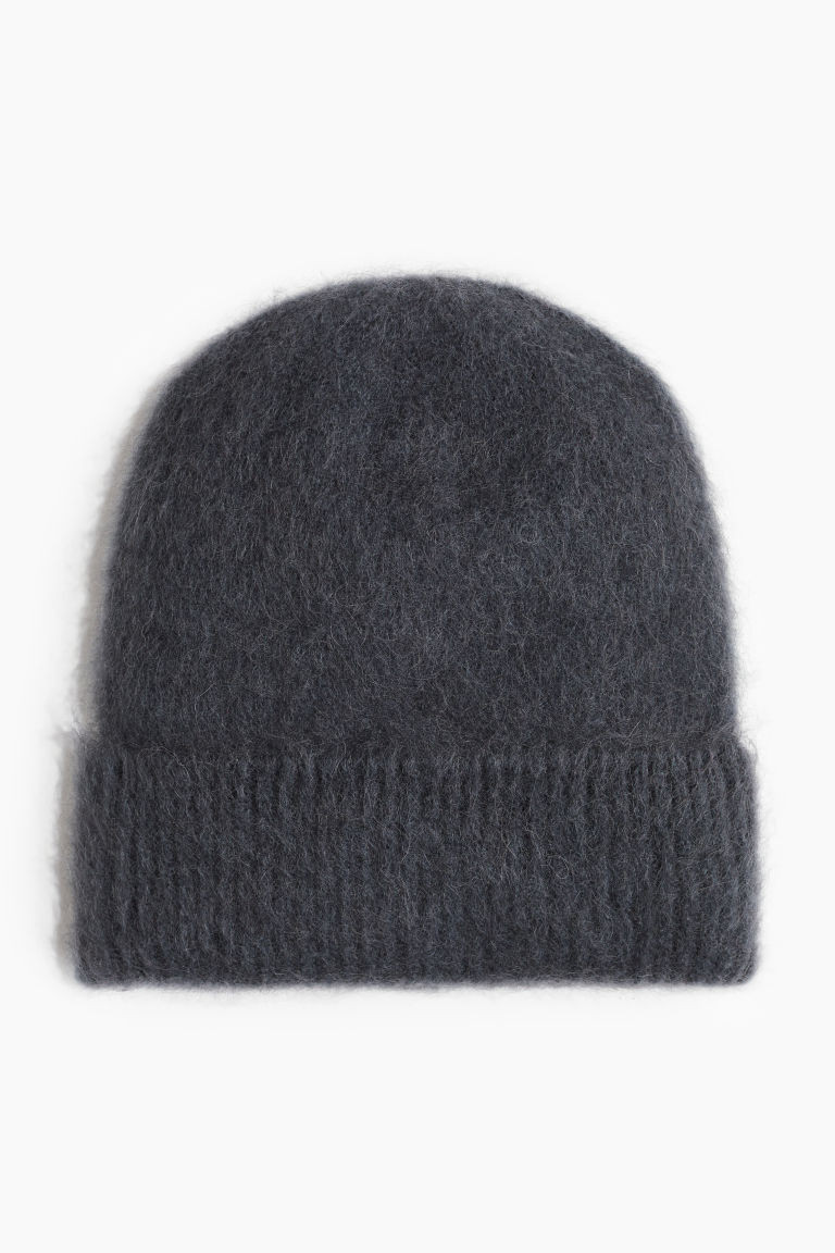 H & M - Mohair-Blend Beanie - Gray | H&M (US + CA)
