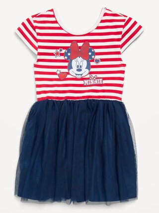 Disney© Minnie Mouse Short-Sleeve Tutu Dress for Toddler Girls | Old Navy (US)