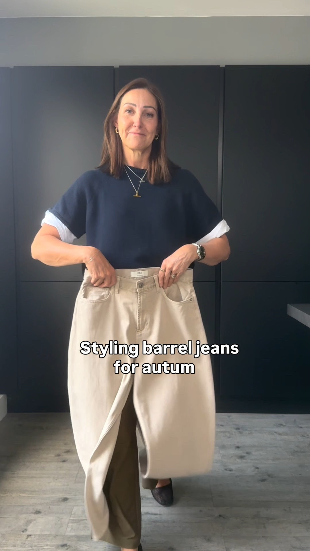 Styling barrel trousers for autumn.

I’ve had lots of requests for this styling video so I’ve started with a cropped pair as they’re great for  late summer. These are great quality, come in lots of colours and are only £26

I’ve added autumn feels to give you some ideas of how to take yours forward into the cooler days.

Warm tones are a great place to start - browns, khakis and creams all work well. Loafers are my autumn shoe of choice (but if I’m honest I’m starting in flip flops for as long as humanly possible 👌🏻)

Layering knits (over the shoulder or round the waist) is a great way to play around with your looks, and longer sleeves or light jackets while it’s still fairly warm.

I hope that gives you some styling ideas that will help - I’ll be adding more ways to transition your barrel style trousers soon xx

I’m wearing - a 12 short in these. The come in 4 lengths.

#LTKautumn #LTKstyletip #LTKover50style