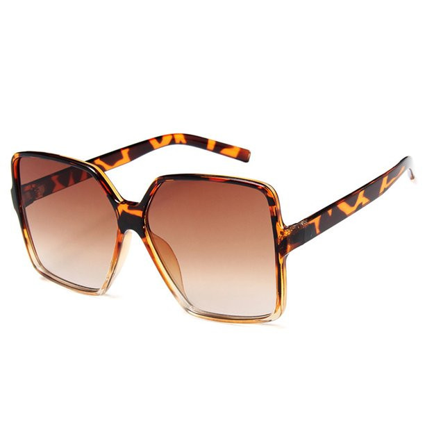 Oversized Square Sunglasses Women Big Large Wide Fashion Shades for Men | Walmart (US)