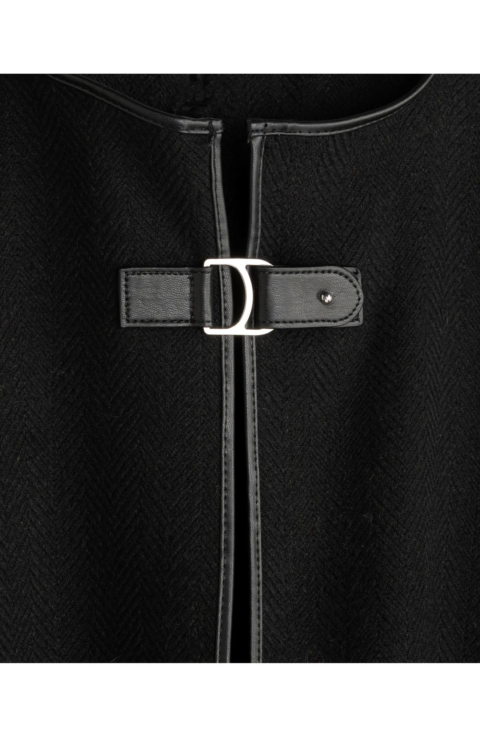 Lauren Ralph Lauren Equestrian Buckle Ruana | Nordstrom | Nordstrom