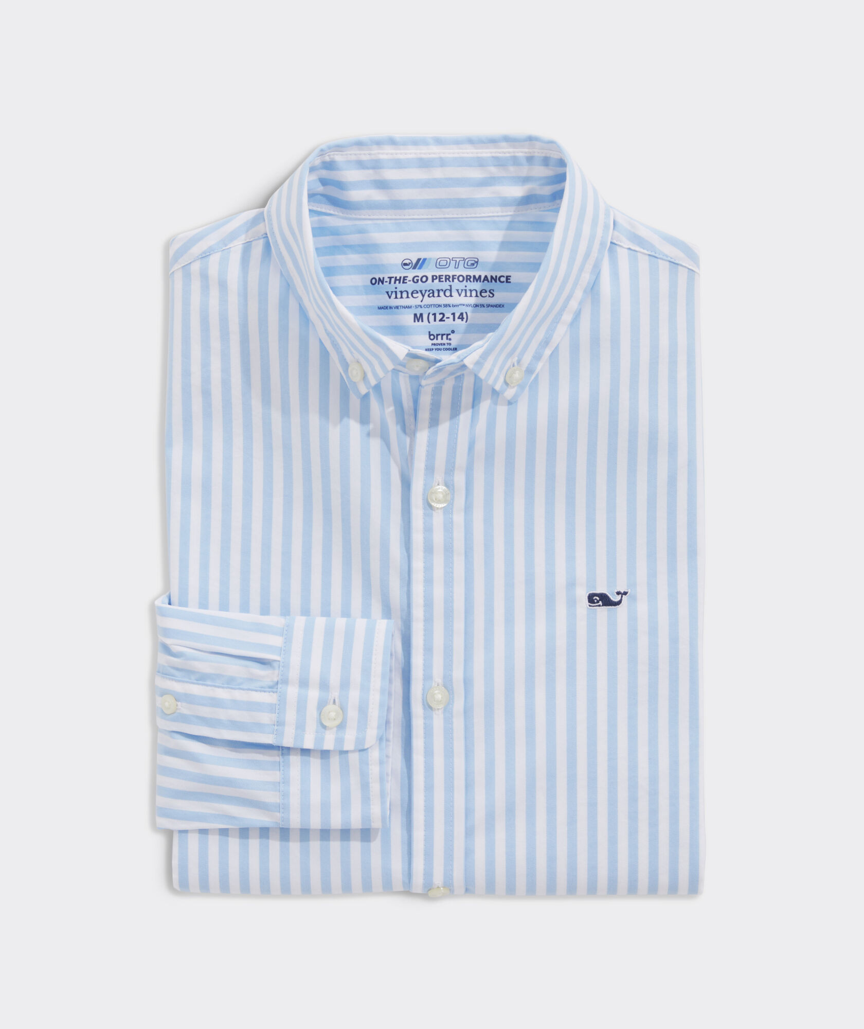 Boys' On-The-Go brrrº Stripe Shirt | vineyard vines