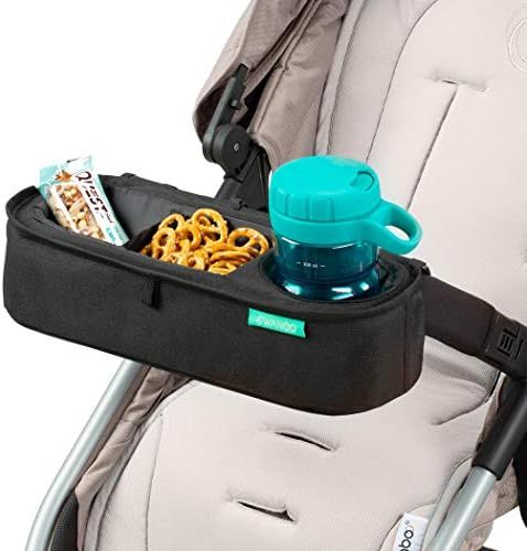 Universal Stroller Tray, Exclusive Straps Firmly Grip Stroller Bar. Universal Stroller Snack Tray... | Amazon (US)