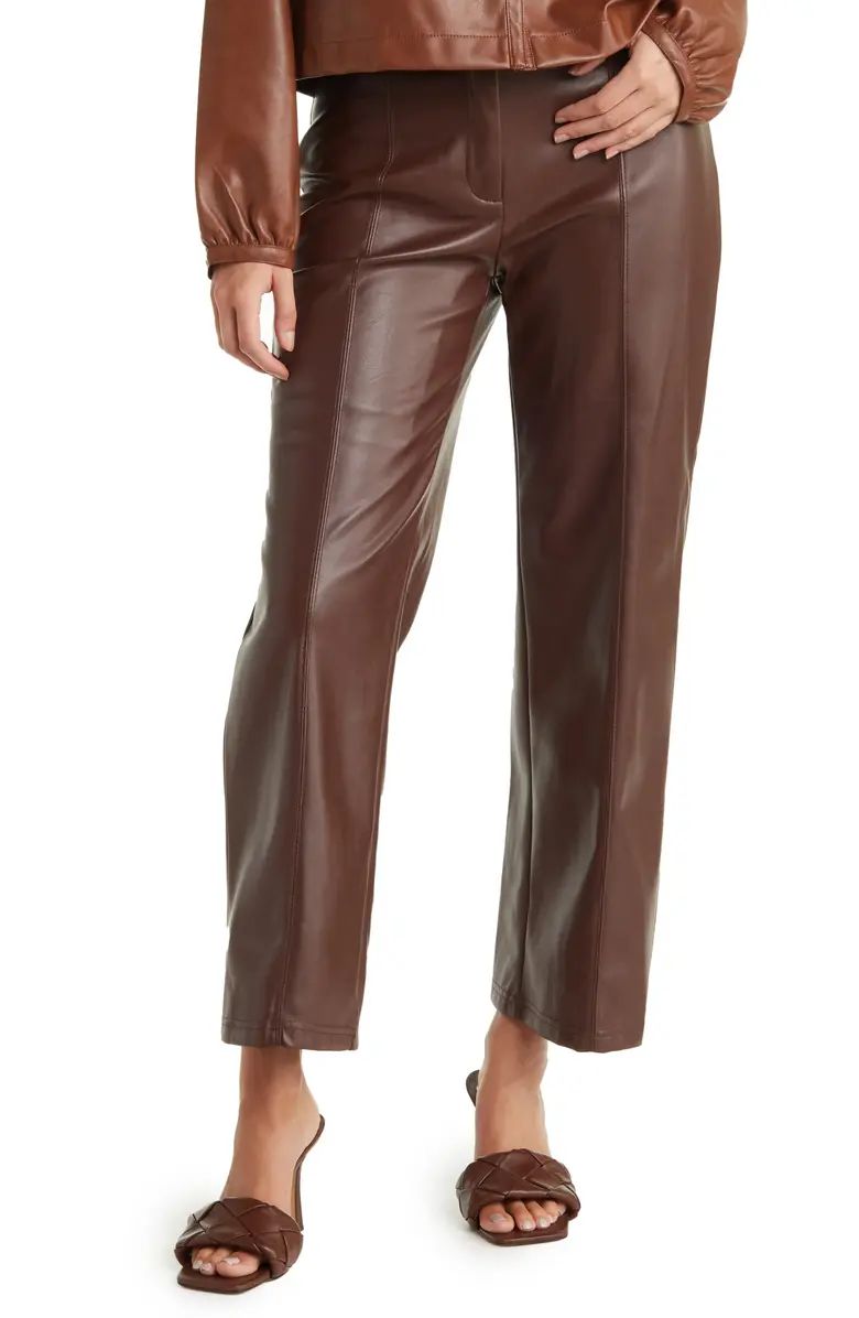 Avec Les Filles Faux Leather Trouser Pants | Nordstromrack | Nordstrom Rack