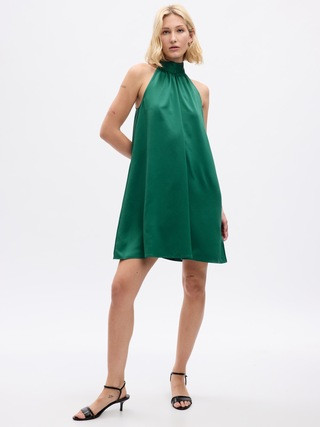 Satin Swing Mini Dress | Gap (US)
