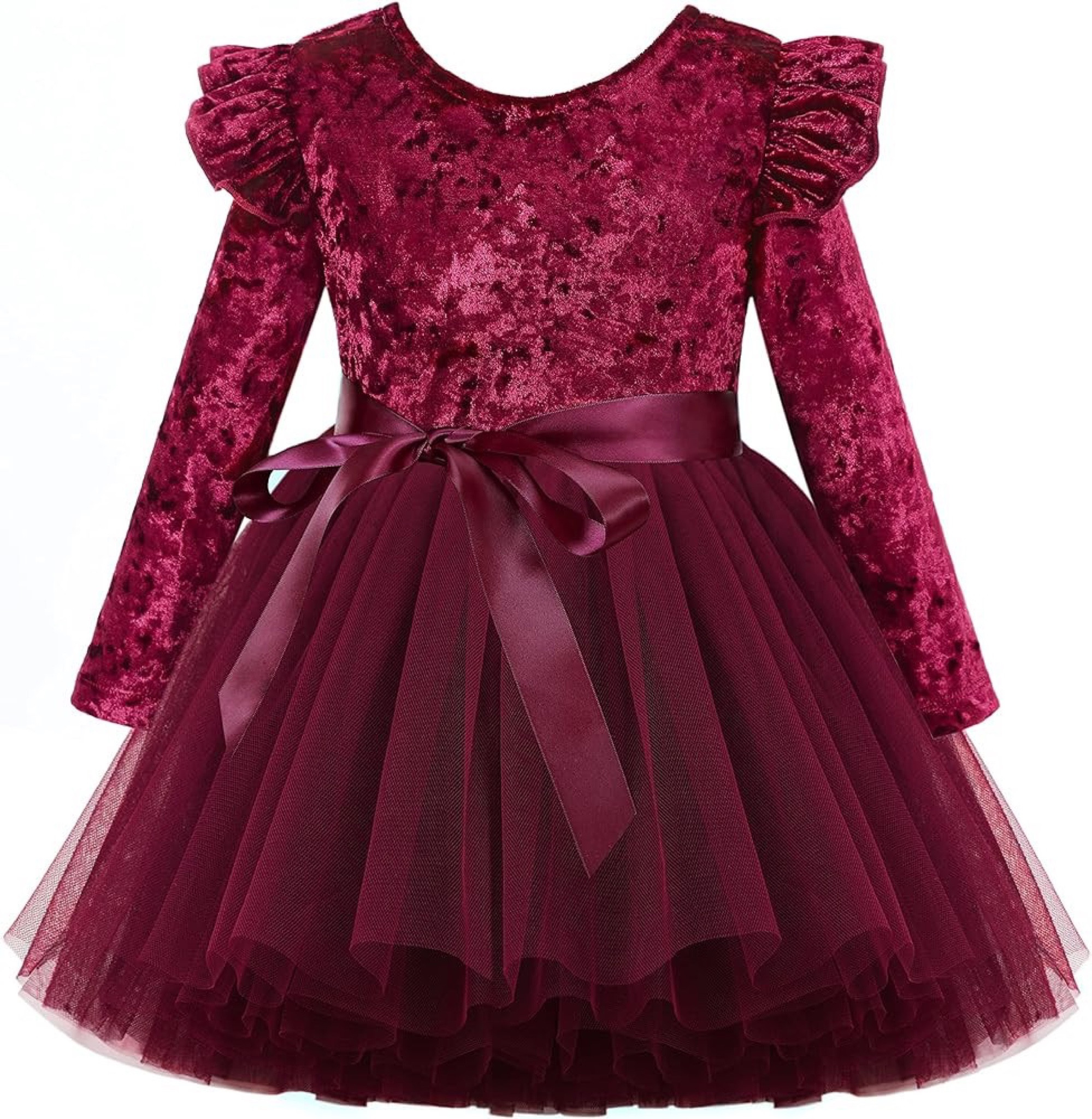 Baby dress in meroon #burgundy 