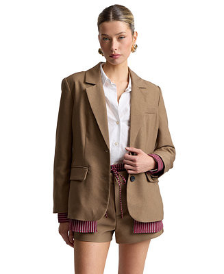 Women's Double-Waistband Mid-Rise Shorts | Macy's