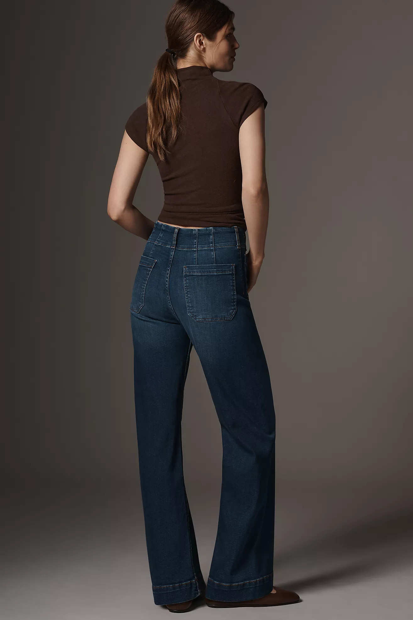The Colette Full-Length Wide-Leg Jeans by Maeve | Anthropologie (US)